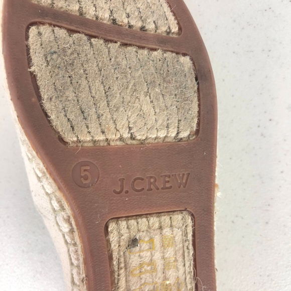 J.Crew Canvas Espadrilles Flats Embroidered Fruits - Picture 8 of 8